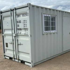 9ft Container Office complete with window and side door