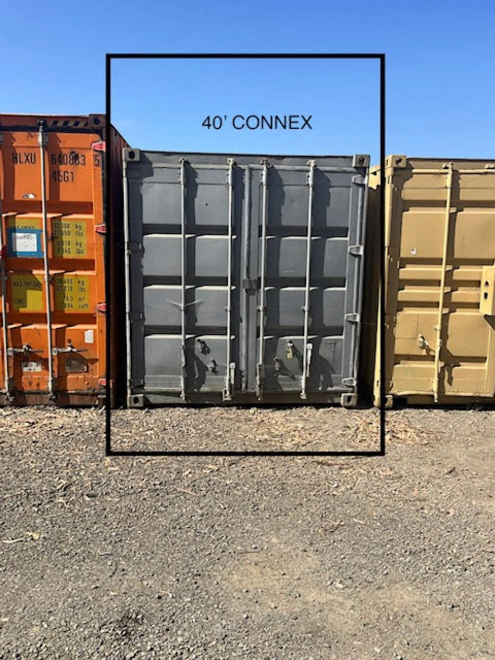 40ft Cargo Double Doors Container 40′ x 8′ x 8′ 6″ (Pictures of actual Container)