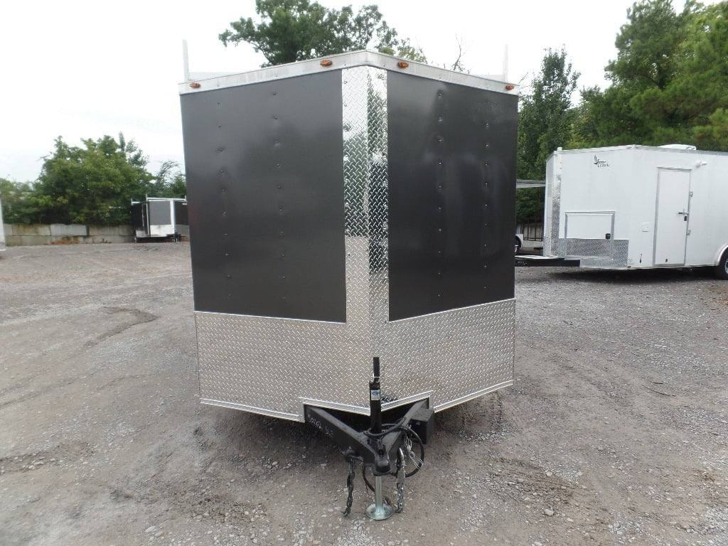 Enclosed Trailer 7′ X 12′ Single Axle 3500 lbs V-Nose Storage