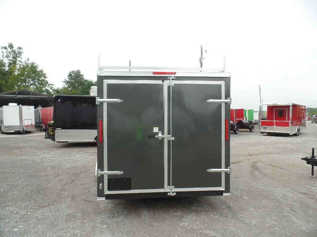 Enclosed Trailer 7′ X 12′ Single Axle 3500 lbs V-Nose Storage - Image 4