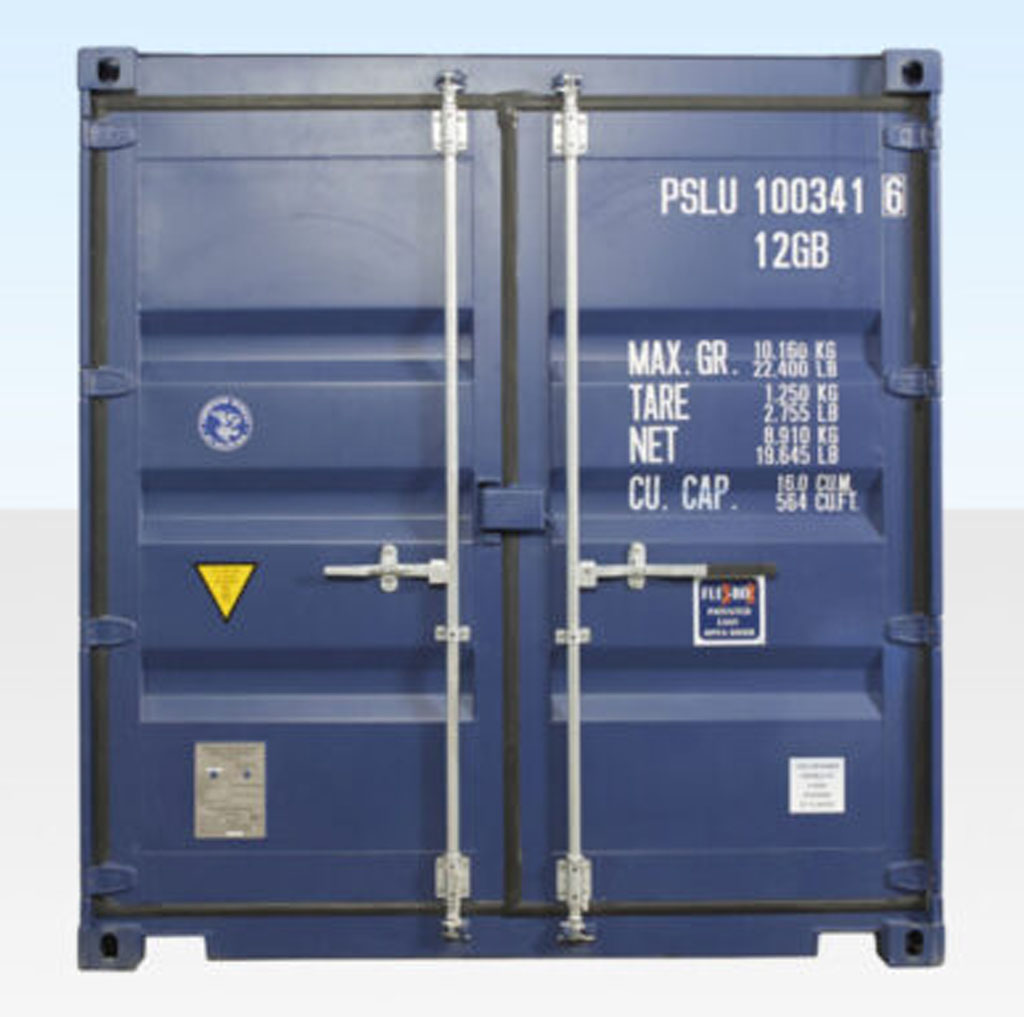 10Ft X 8Ft Shipping Container (One trip) – Blue - Image 2